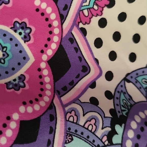 Spanx ASSETS by Sara Blakely Power Suit Slimming Tummy Control Floral Swimsuit - Picture 16 of 16